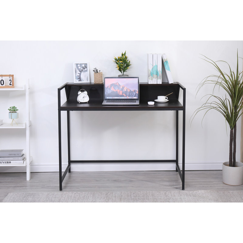 Desk,Black Console Table Narrow Modern Entryway Table Small Behind Couch Table Skinny Sofa Table Hallway Table For Living Room Foyer Bedroom Corridor Office