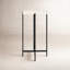 Nigella Square Marble & Metal Side Table-235383873