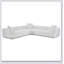Canapé d'angle Ivory Boucle