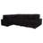 Thurston Black Storage Sectional Sofa-865987389