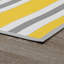 Tapis contemporain à rayures Seattle, jaune-1367072417