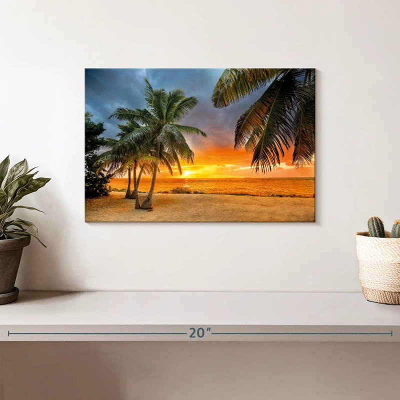 Gillard Key West Tropical Gillard Sunset, 8" H x 12" W