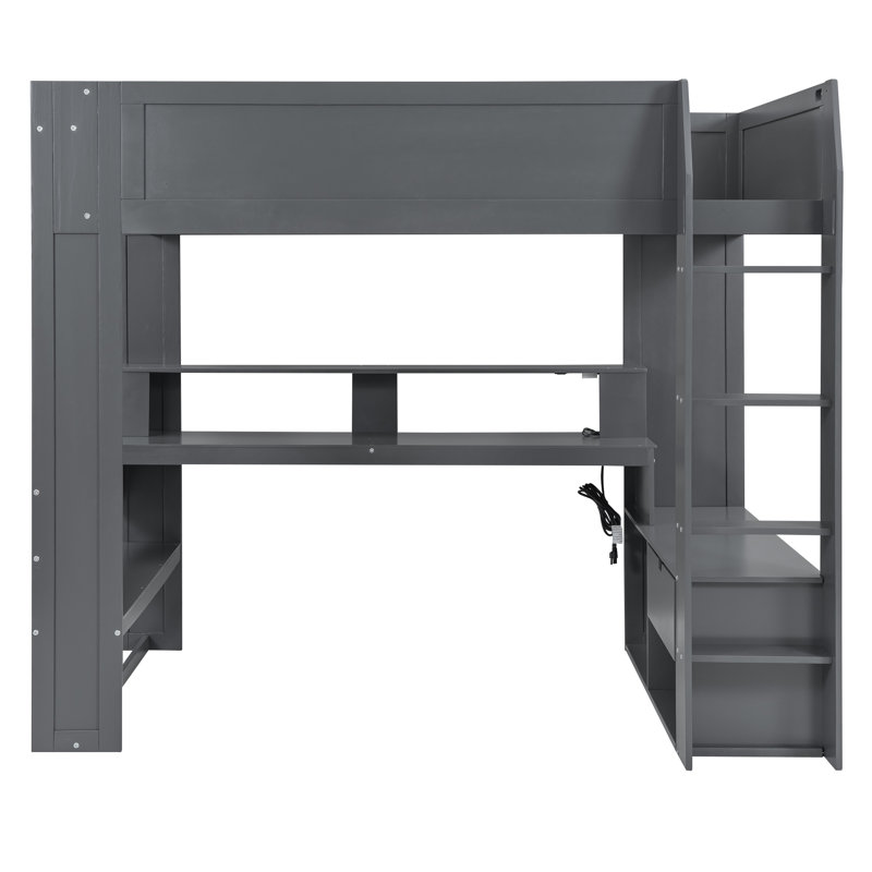 Jarrah Kids Loft Bed, Full
