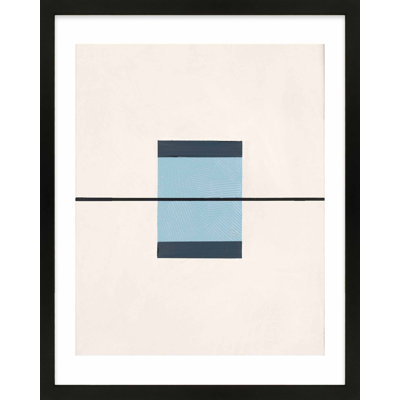 Black and Blue 1 Print by Robert Kamnatnik