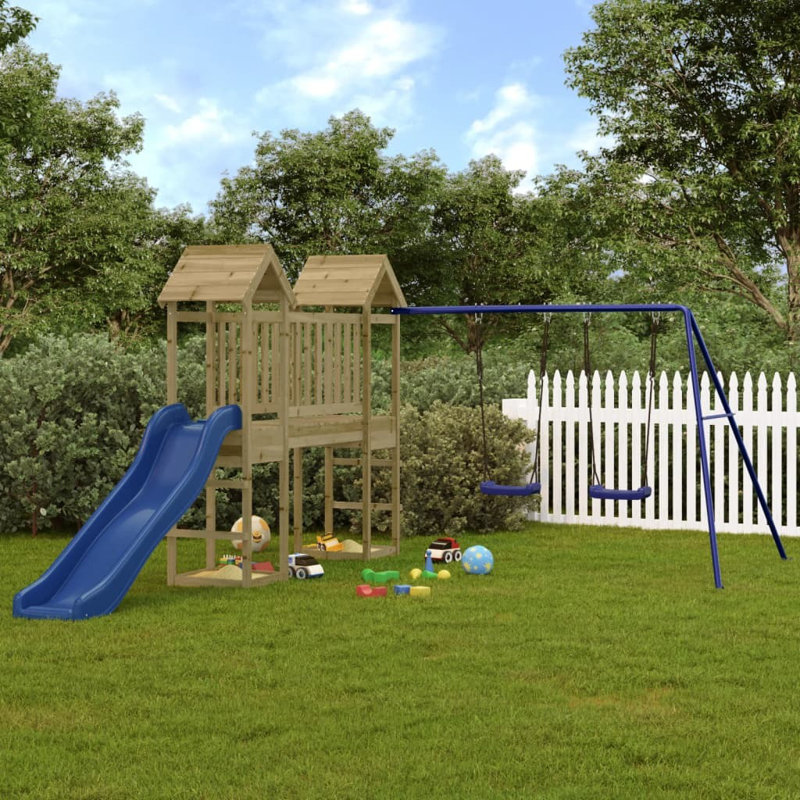 Gardin Freeport Park Swing Set with, Green