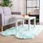 Tapis à poil long moelleux lavable à la machine Diller Mint-456475148