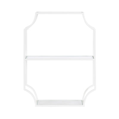 Johnalbert 3 Piece Scalloped Metal Accent Shelf