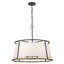 Luminaire suspendu tambour 6 lumières Kirtland-1203577937