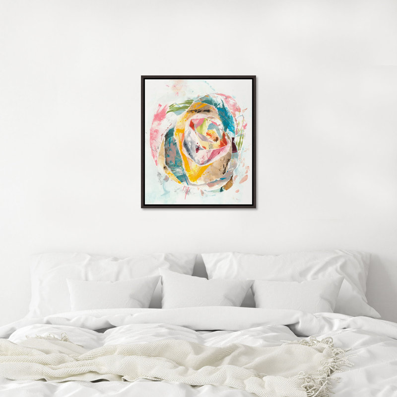 Rose Garden III Painting by Jean Kenna, Canvas, 29.75" H x 25.75" W