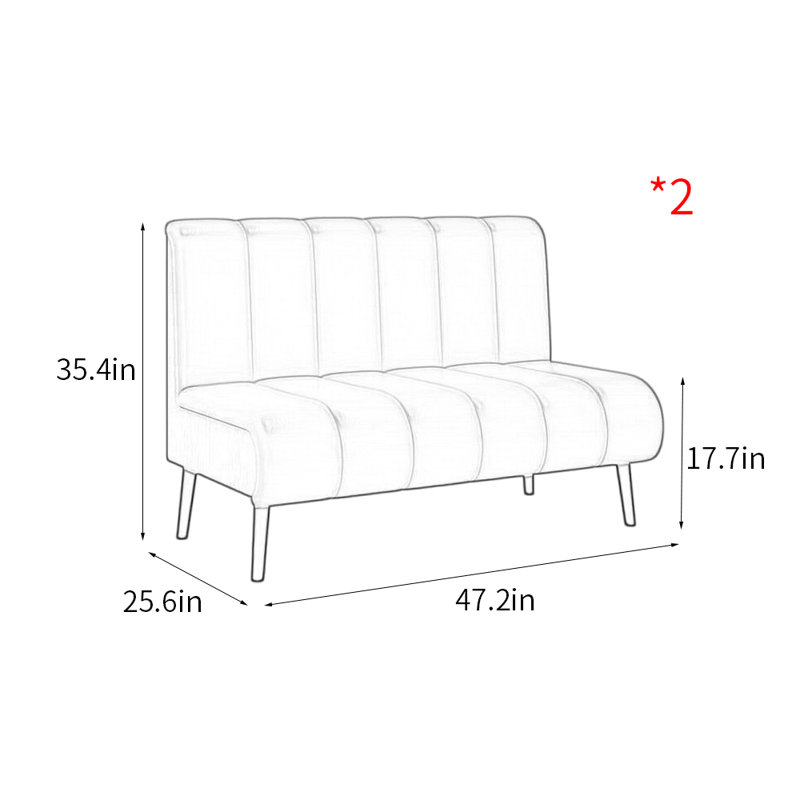 Banc de restaurant de style industriel, Bleu sarcelle