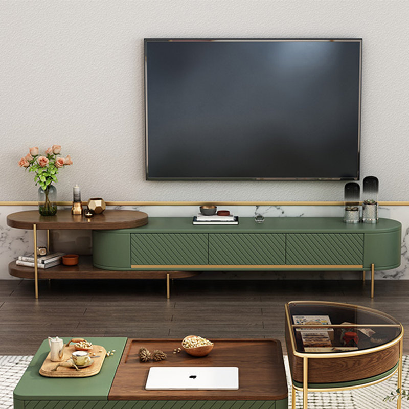 New style multi-functional creative TV cabinet, Green