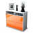 White/High-gloss orange