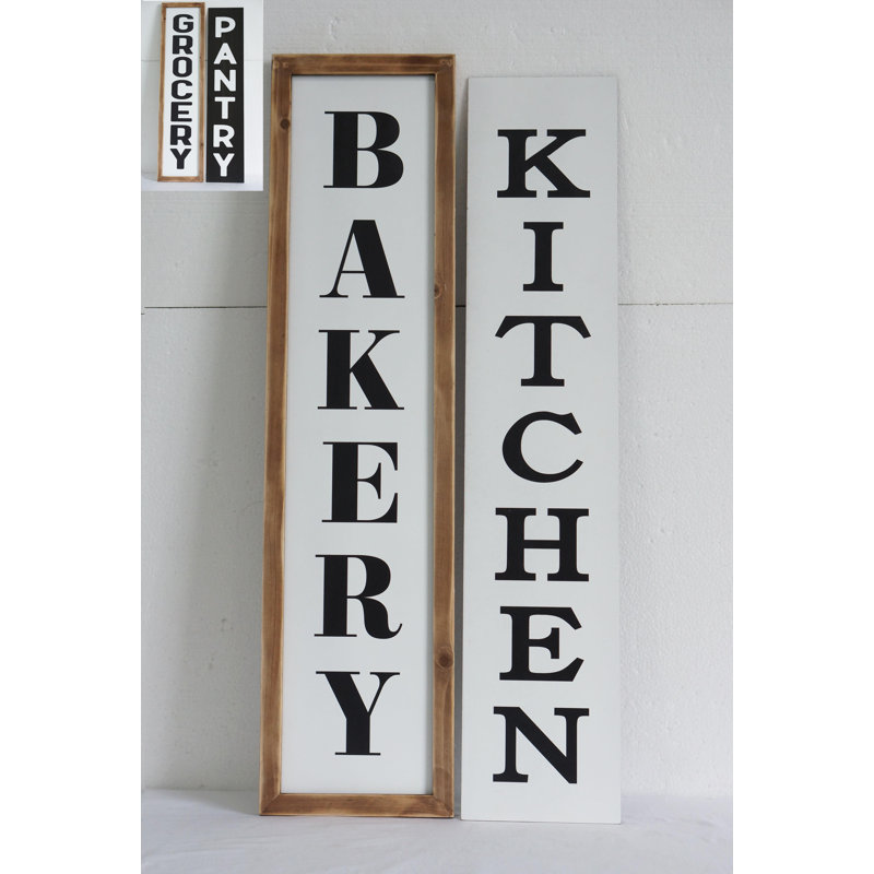 Reversible Kitchen Sign