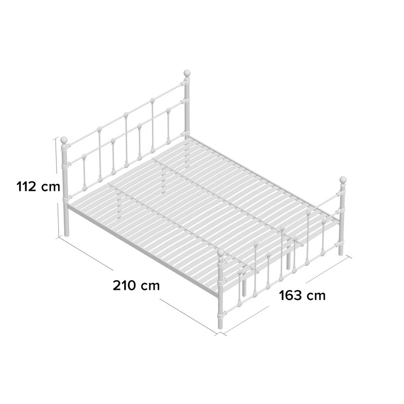 Metal Bed, 160 x 200cm