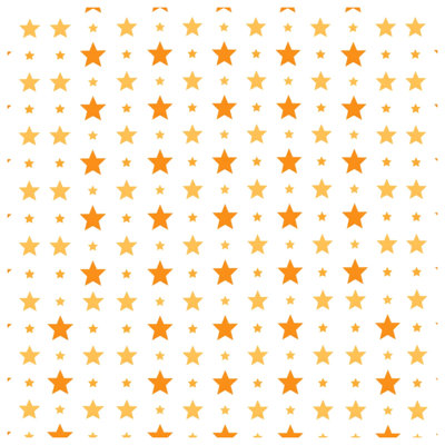 Orange Yellow Stars Wall Tapestry - Starburst Wall Decor