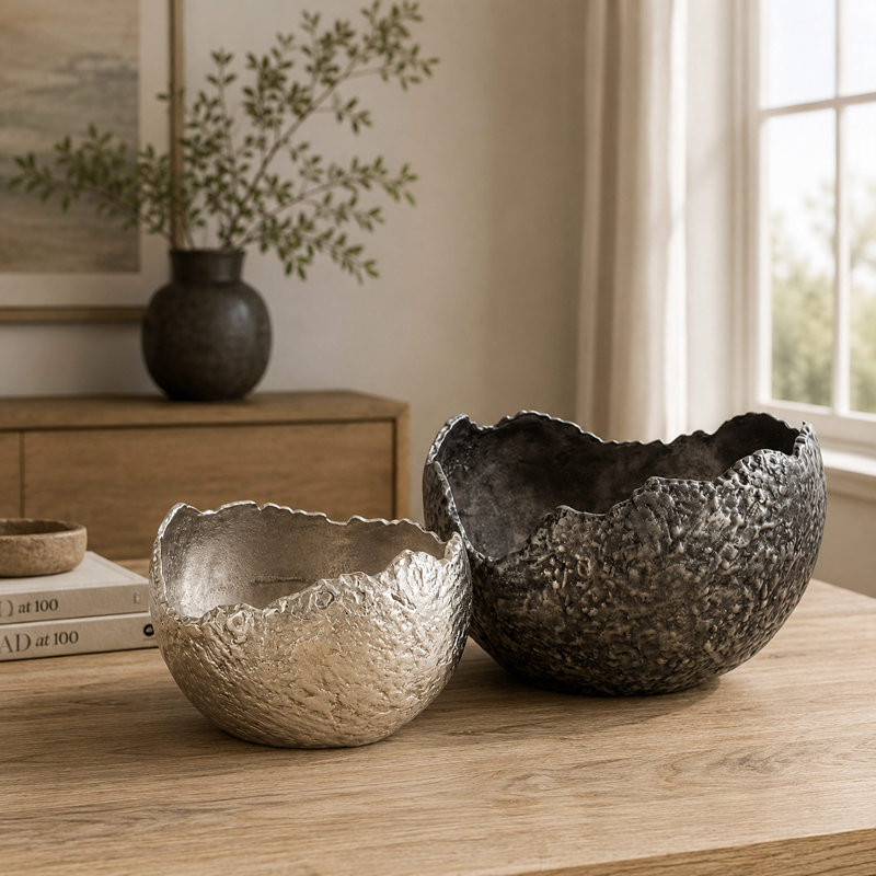 Terra Aluminum Decorative Bowl