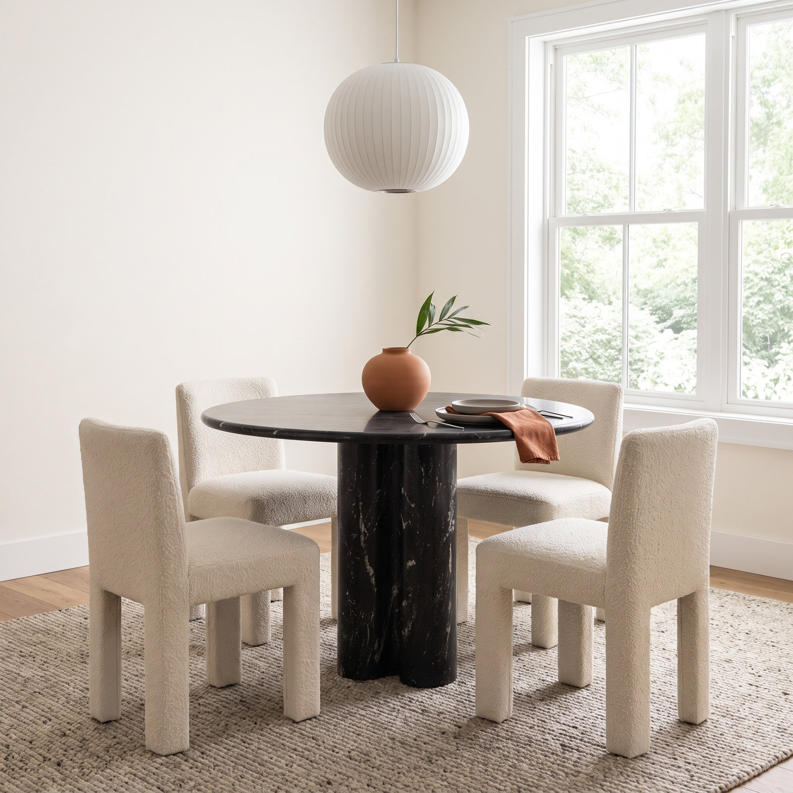 42'' Oval Marble Dining Table