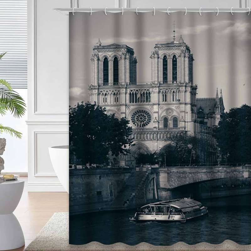 Rideau de douche Paris River, L 72 po x l 72 po