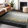 Premium Machine Washable Tweedy Black Rug