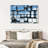 Abstract Square Mirrors Canvas Print-1886095154