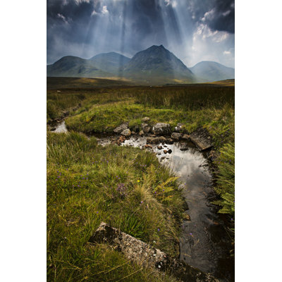 Rays Of Light In Glencoe by Xavierarnau - Wrapped Canvas Print