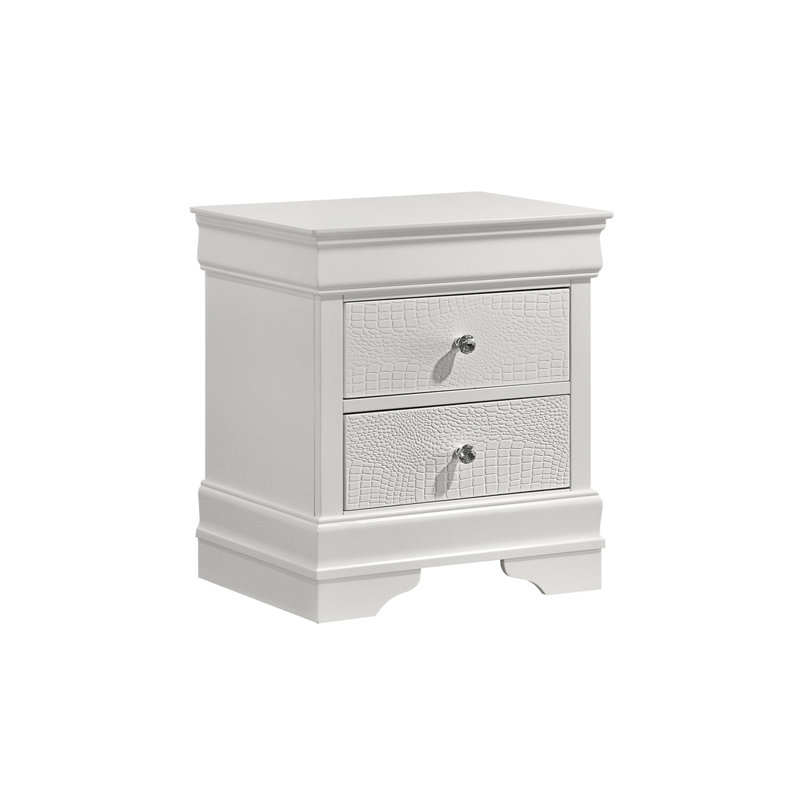 Mylhana 2 - Drawer Nightstand, White