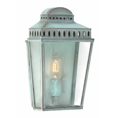 Ville Verdigris 37.5cm H Outdoor Wall Lantern