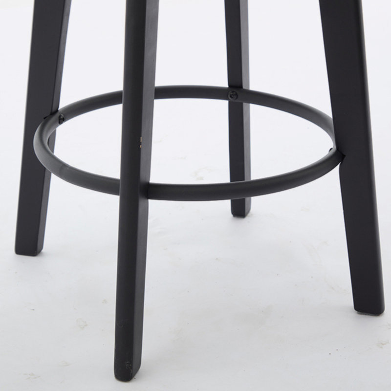 Tabourets de bar pivotants Modern, Rouge, 1
