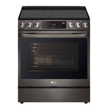 LG 6.3 Cu. Ft. Gas Slide-In Range with Air Fry in Black Stainless