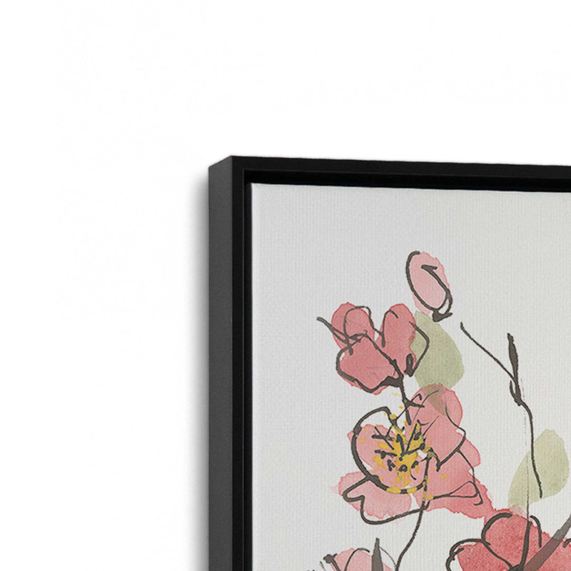 Perchoir silencieux, ensemble de 2 impressions, 36 po x 24 po, Toile avec cadre, Noir satiné