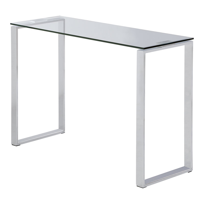 Boussingault 110cm Glass Top Console Table