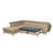 Brookhurst Leather Corner Sofabed-962661009-962661010