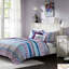 Courtepointe réversible de couleur mauve et coussins - Décoration de chambre à coucher avec charme-129844935