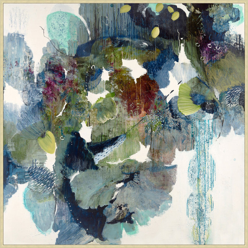 Printemps des Pensées 2 - reproduction encadrée sur toile