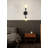 Bakhita Wrought Iron Candle Wall Light-1591305192