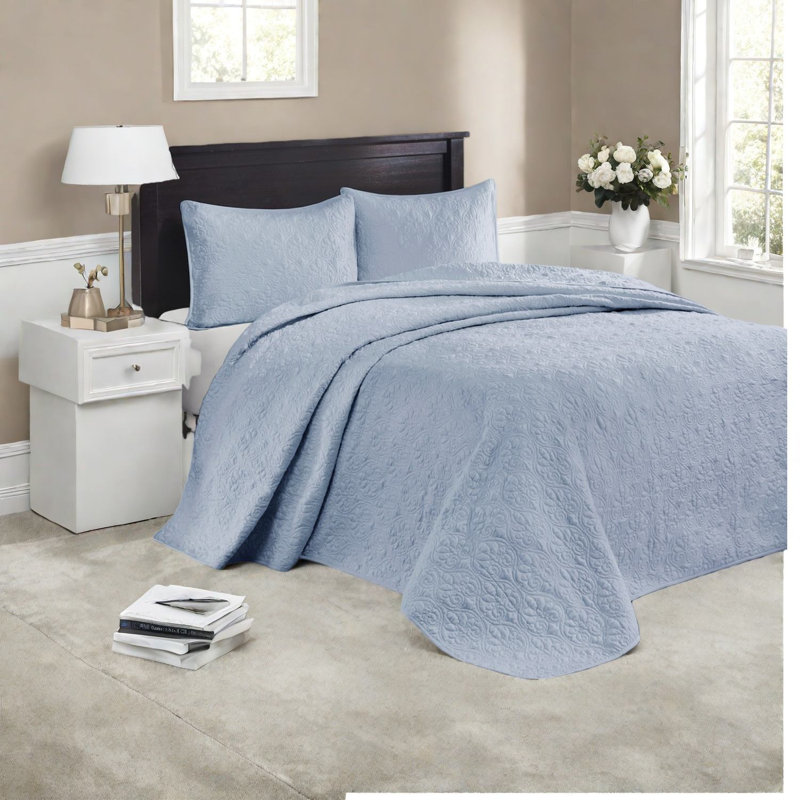 Courtepointe réversible Blue