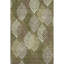 Tapis olive Prisco lavable à la machine de qualité supérieure-1410387666