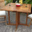 Warren Square Teak Folding Outdoor Dining Table , 35'' in. W 35'' in. D