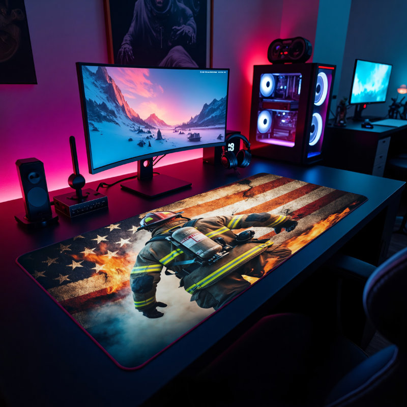 Polyester Desk Pad, 31.5x15.5