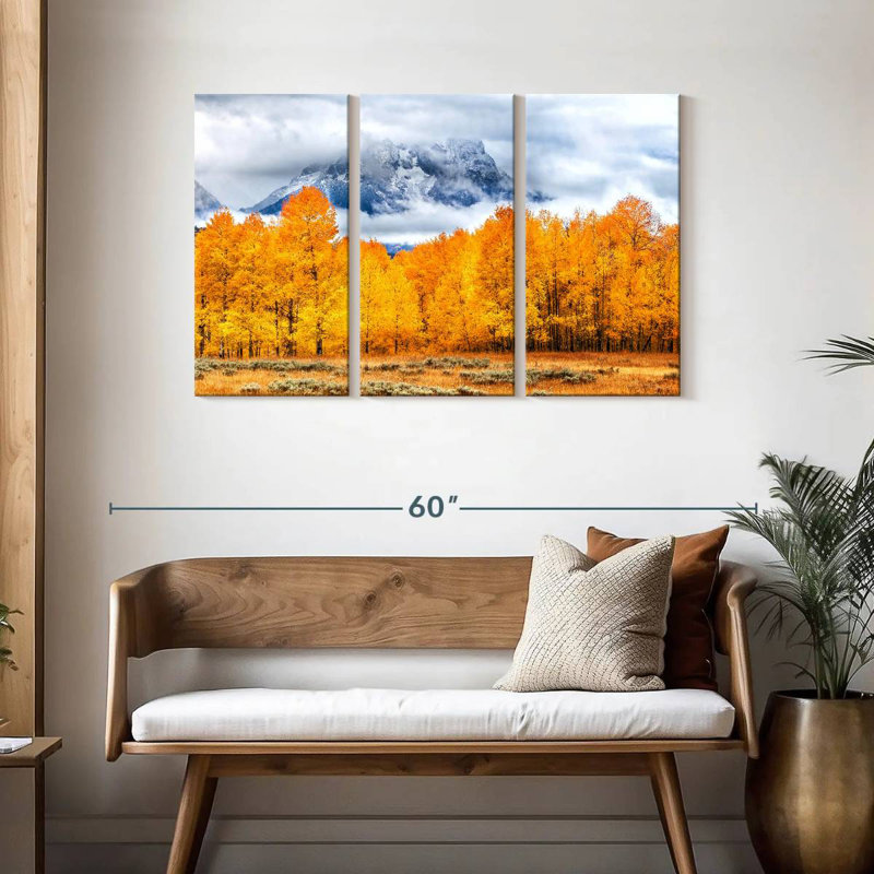 Alvord Golden Teton Autumn, H 28 po x l 45 po