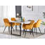 Nolen Upholstered Velvet Dining Chair with Arm-801648830