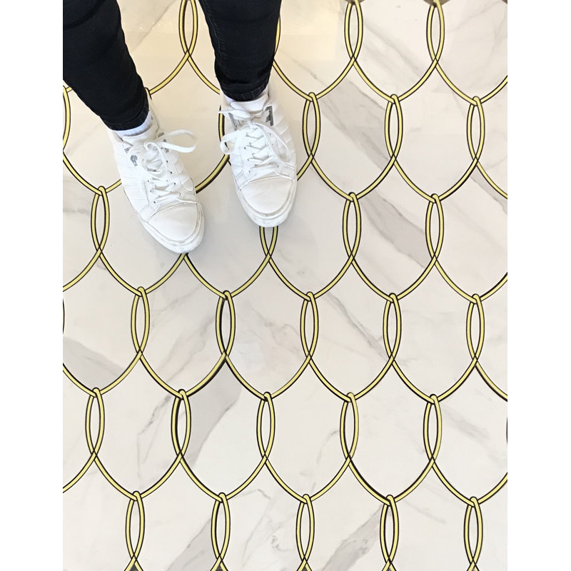 Carreau de mosaïque en porcelaine 10 po x 12 po