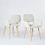 Fauteuil rembourré avec pieds en métal et fauteuil d'appoint Covet-1907642187
