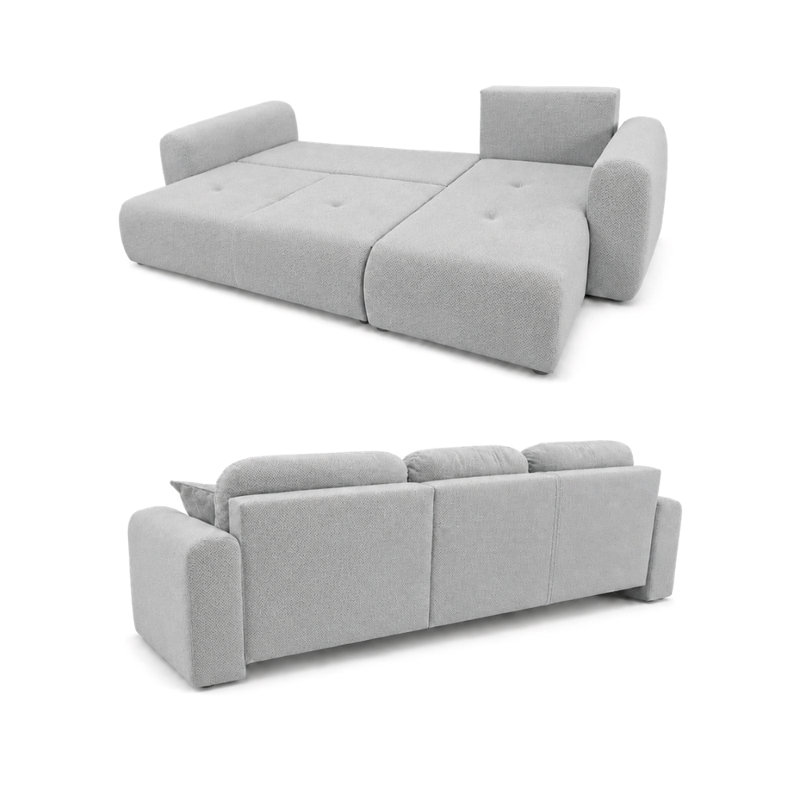Safila 3 Seater Sofa Bed, Right Hand Facing Corner Sofa