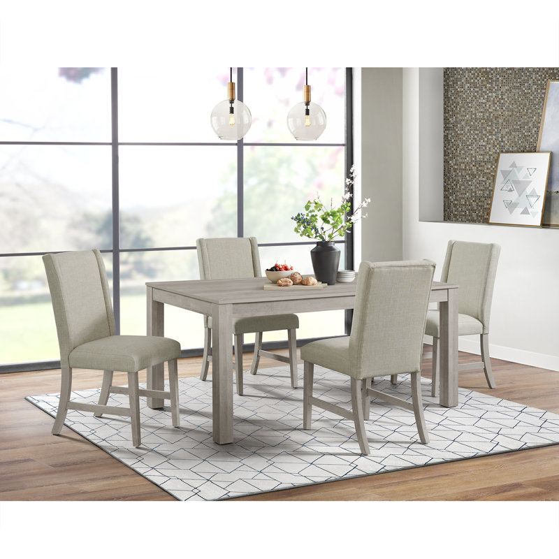 Ensemble de salle à manger Windley, Ensemble de cinq pièces : table, quatre chaises