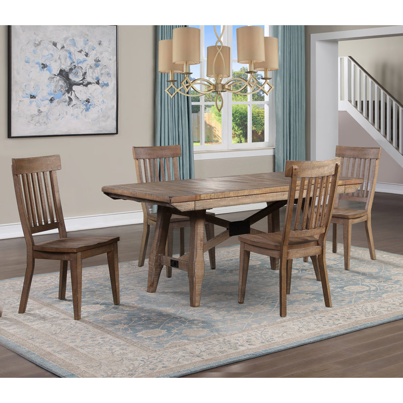 Surbit Beardall Butterfly Leaf Dining Set, 5 Pieces: Table, 4 Chairs