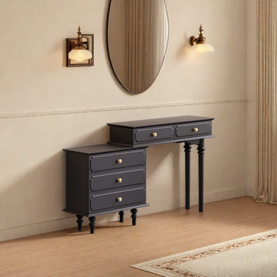 Commode rétractable rétro