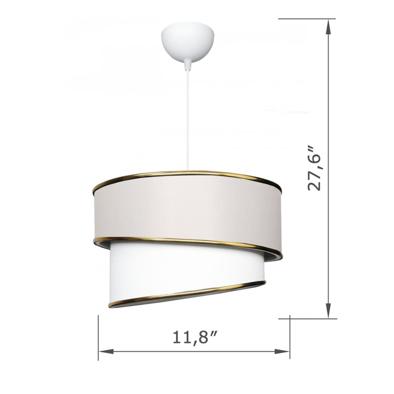 Lustre cylindrique