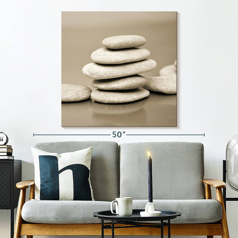 Kerrick Zen Pebbles I, 33" H x 33" W