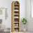 70" Arched Narrow Bookcase, 8-Tier Open Bookshelf-691601194